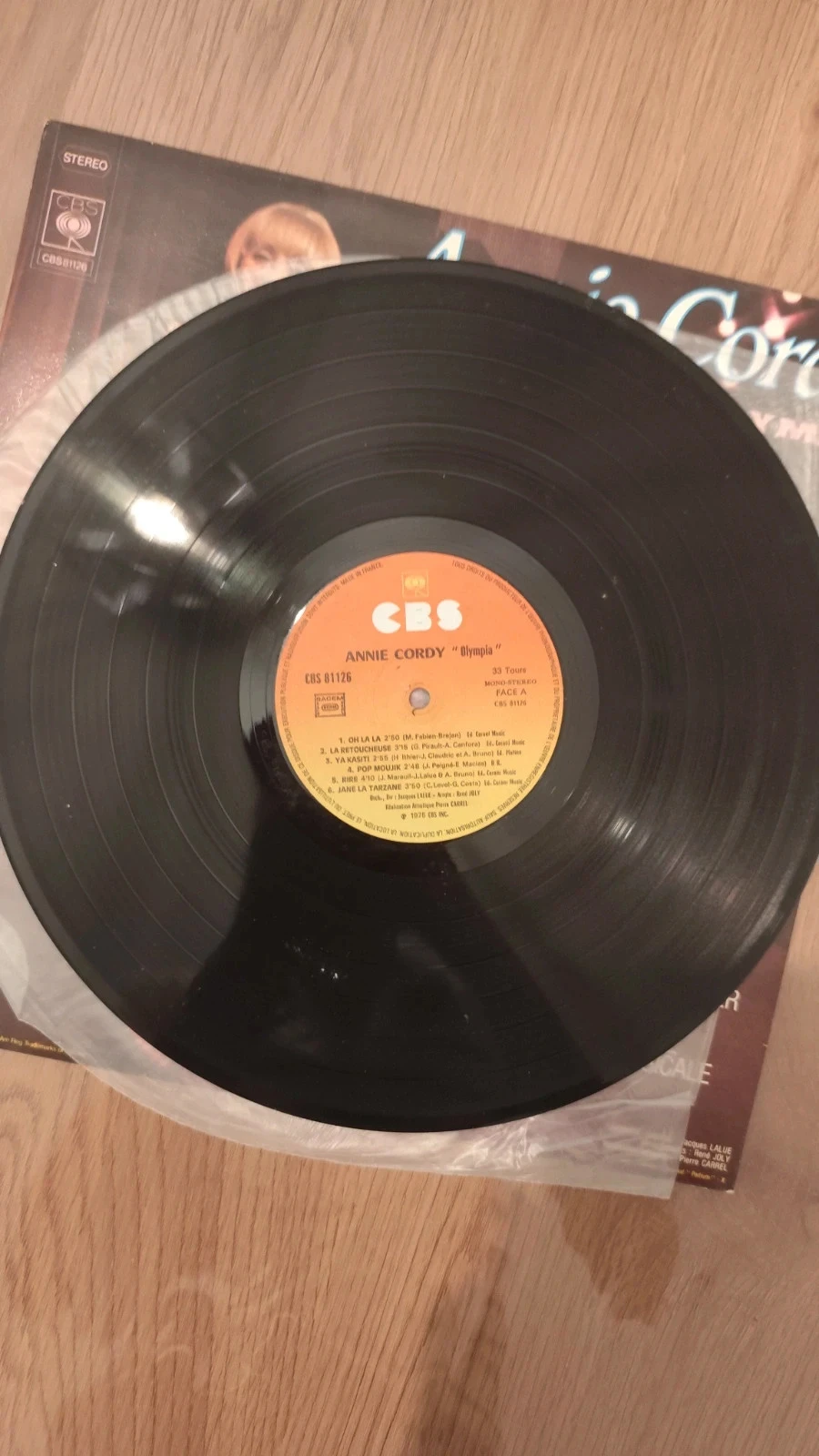 33 RPM Vinyl 'Annie Cordy at the Olympia' Live CBS – photo 5